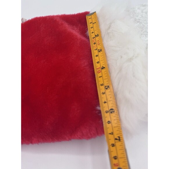Vintage Santa Claus Christmas Stocking Face & Hands Holiday Decor 19" - Picture 4 of 6